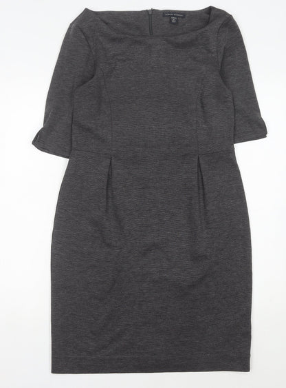 Banana Republic Women's Grey Sheath Dress Size 10