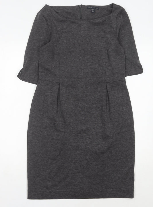 Banana Republic Women's Grey Sheath Dress Size 10