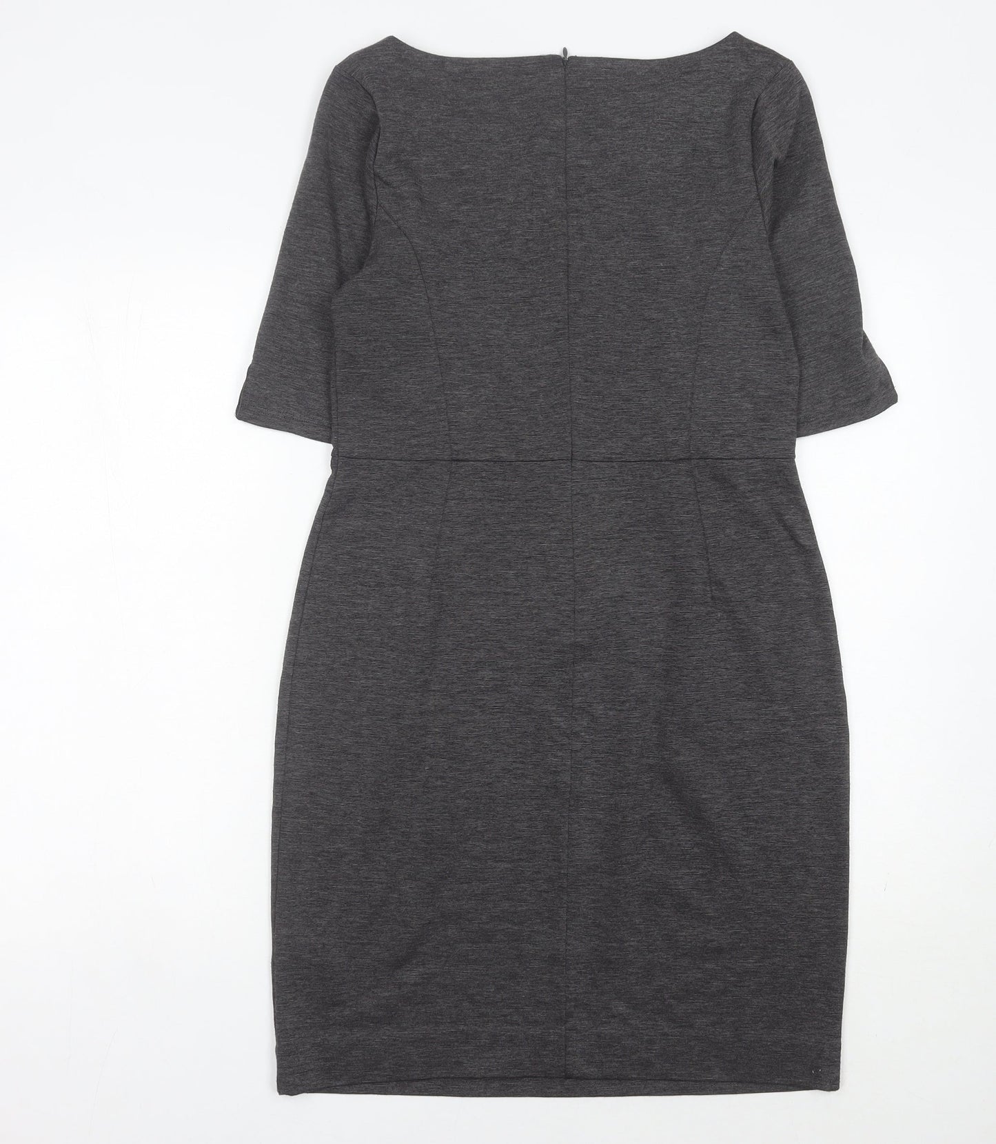 Banana Republic Women's Grey Sheath Dress Size 10