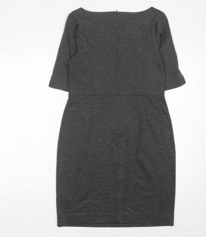 Banana Republic Women's Grey Sheath Dress Size 10