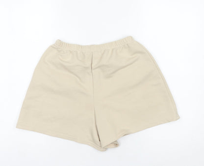 PrettyLittleThing Women's Beige Cargo Shorts Size 8