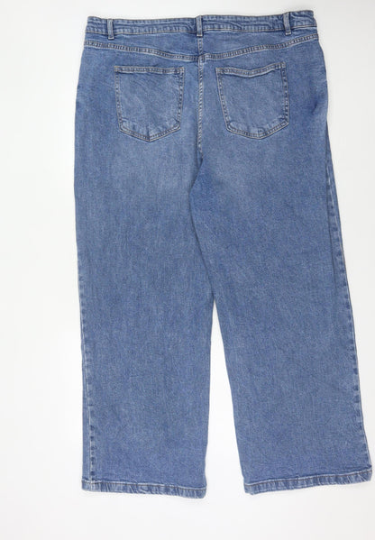 Matalan Women's Blue Straight Denim Jeans Size 20