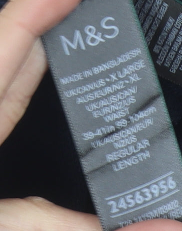 Marks and Spencer Men's Blue Jogger XL