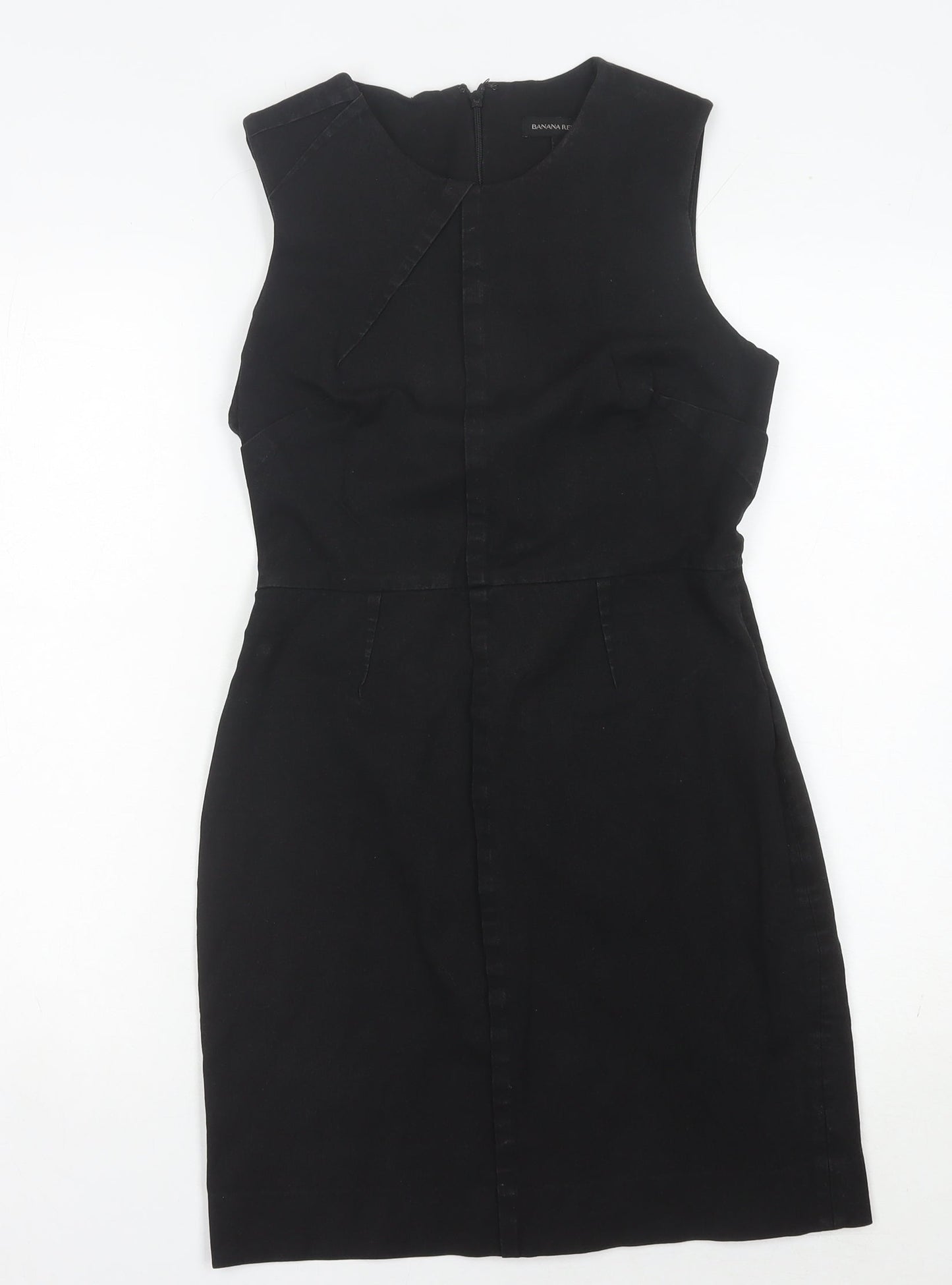 Banana Republic Women's Black Sheath Dress Size 6
