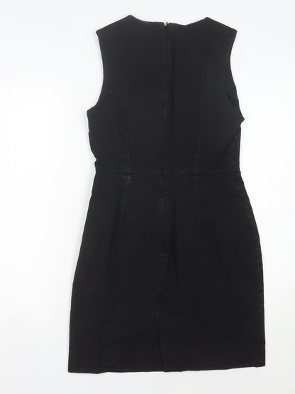 Banana Republic Women's Black Sheath Dress Size 6