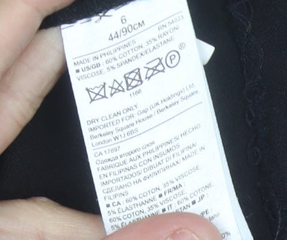 Banana Republic Women's Black Sheath Dress Size 6