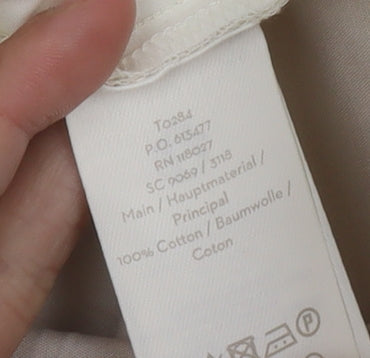 Boden Women's White Trousers, Size 16, Cotton, New