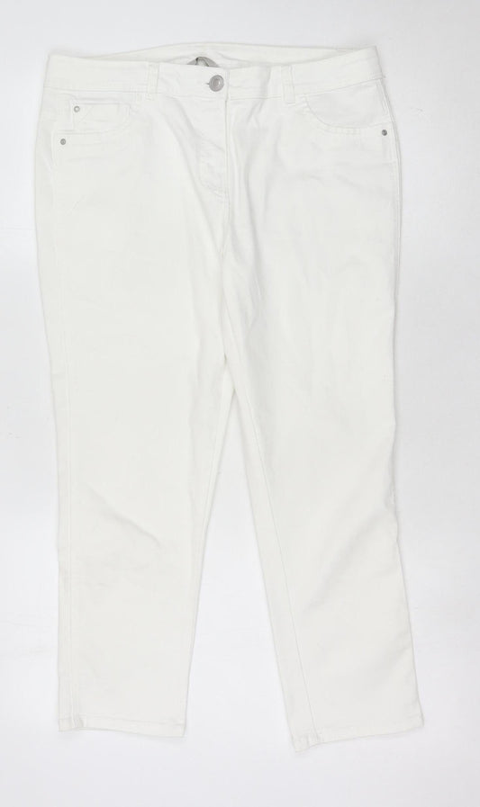 George Women’s White Jeans Size 14