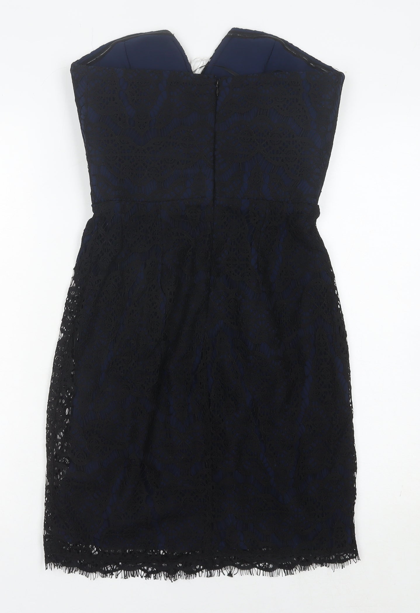 Adelyn Rae Women's Black Sheath Strapless Dress, Size S