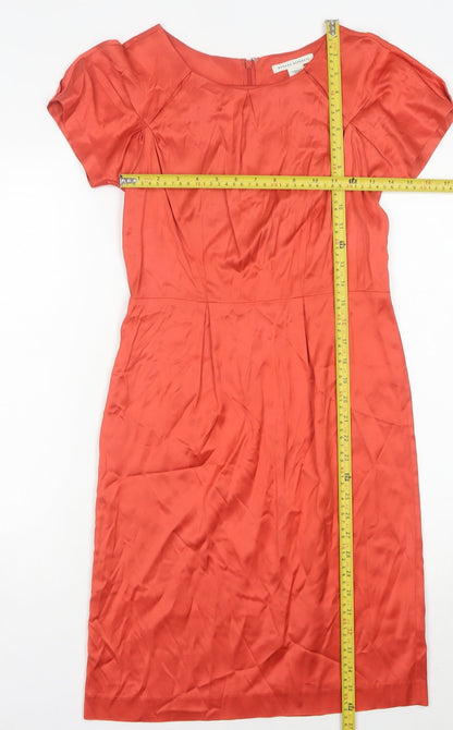 Banana Republic Women's Red Sheath Dress Size 4P