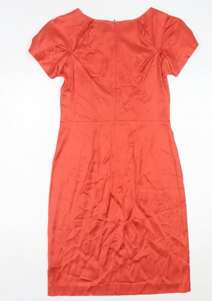 Banana Republic Women's Red Sheath Dress Size 4P