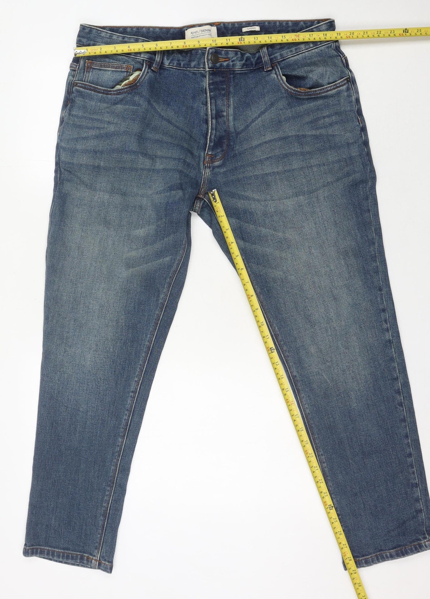 Matalan Blue Straight Leg Men's Jeans 36 W 30 L