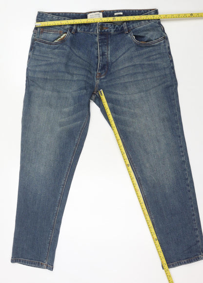 Matalan Blue Straight Leg Men's Jeans 36 W 30 L