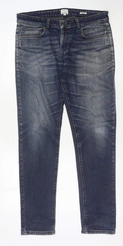 EASY Men's Blue Skinny Jeans - Size 32 - Comfort Fit