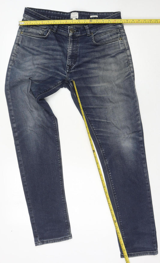 EASY Men's Blue Skinny Jeans - Size 32 - Comfort Fit