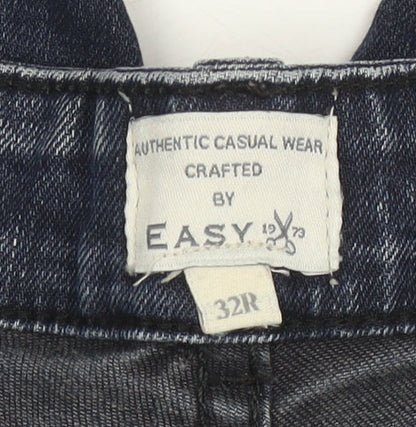 EASY Men's Blue Skinny Jeans - Size 32 - Comfort Fit