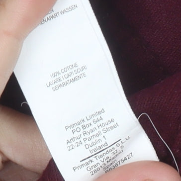 Denim Co. Women's Red Corduroy Pinafore Dress Size 8