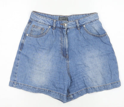 Papaya Women's Blue Denim Mom Shorts Size B