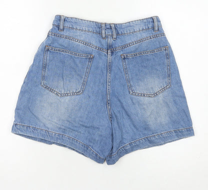 Papaya Women's Blue Denim Mom Shorts Size B