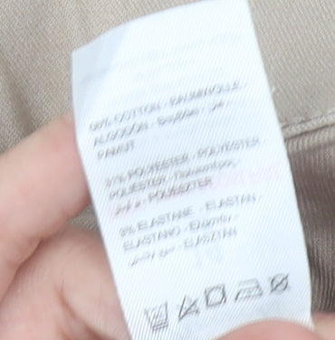 Peacocks Women's Beige Skinny Jeans Size 14