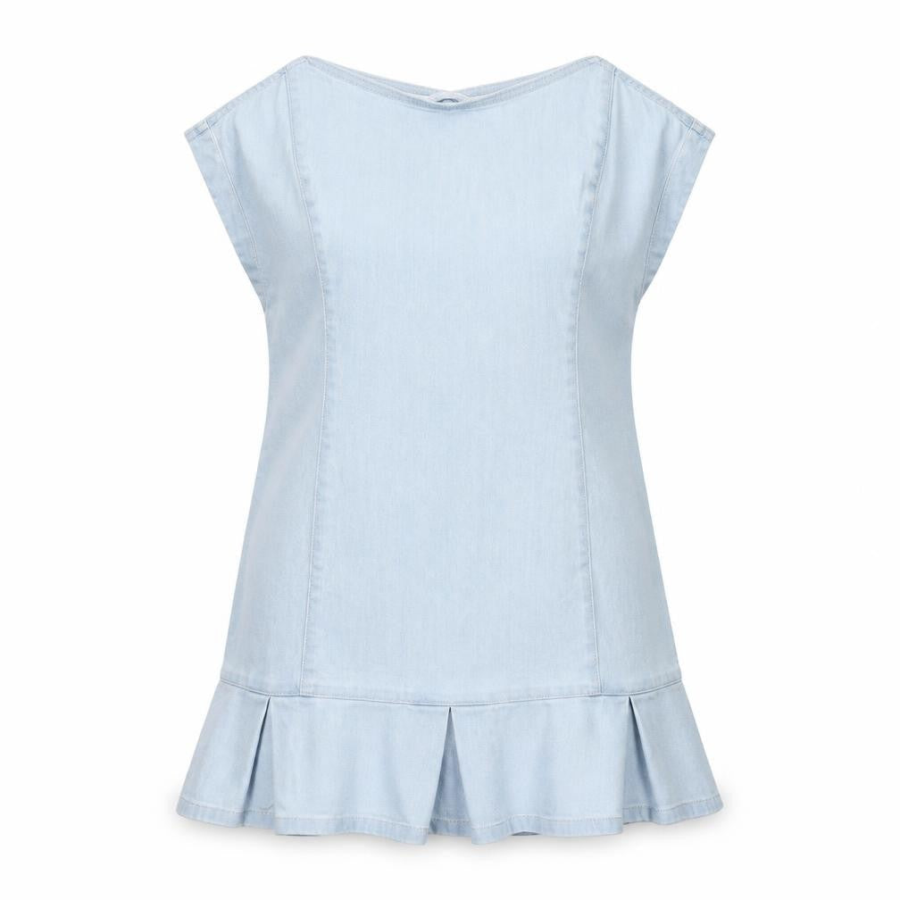 AsYou Women's Blue Short Denim Sheath Dress Size 12
