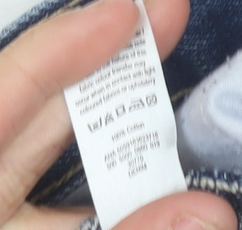 George Men's Blue Straight Fit Denim Jeans