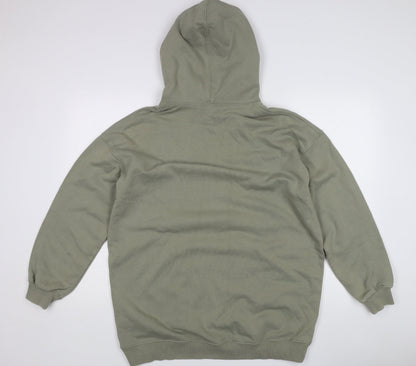 Mens UK Size S H&M Green Pullover Hoodie