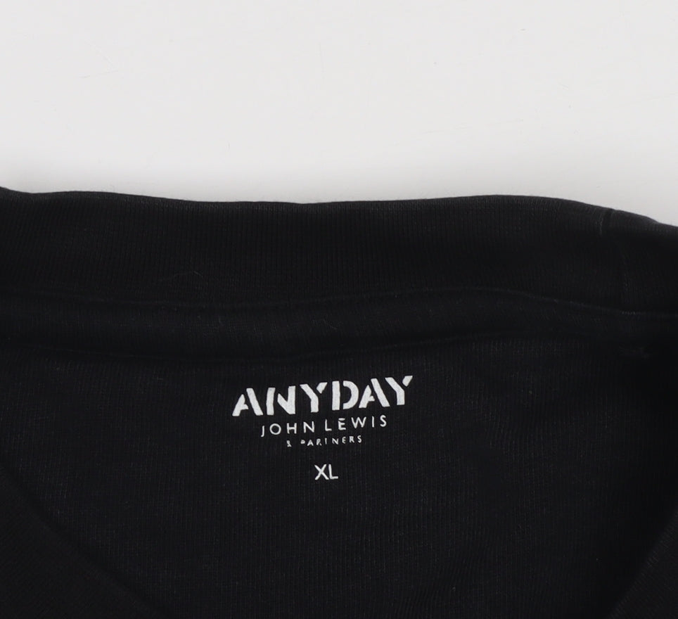 ANYDAY John Lewis Men's Black XL Sweatshirt Pullover