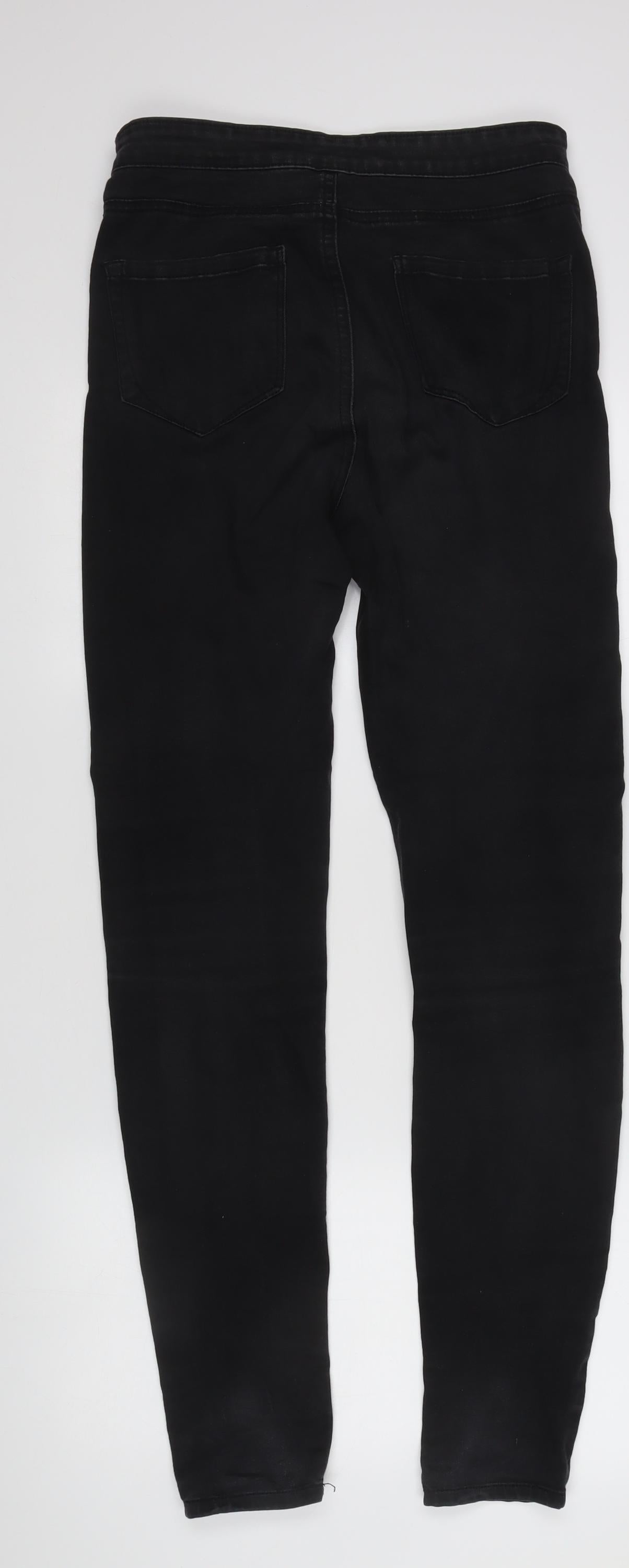 Denim Co. Women's Black Jeggings Size 12 Skinny Stretch