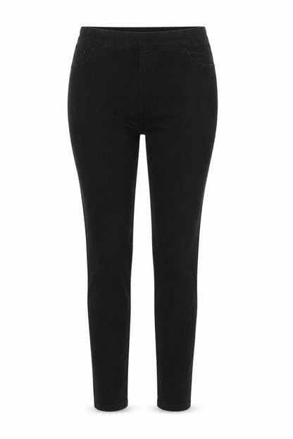 Womens UK Size 12 Denim Co. Regular Fit Jegging Black Trousers