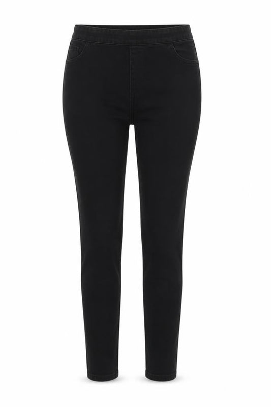 Womens UK Size 12 Denim Co. Regular Fit Jegging Black Trousers