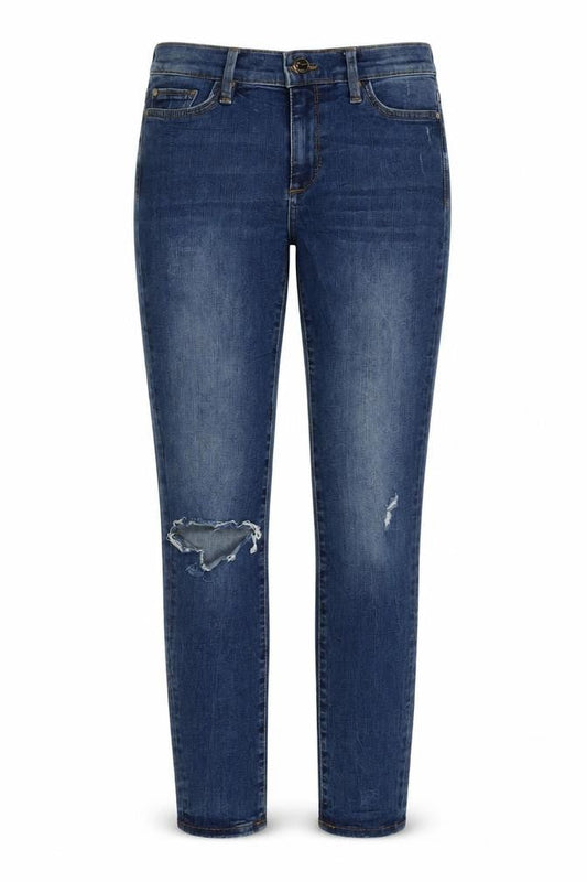 Womens UK Size 10 F&F Regular Fit Skinny Blue Jeans