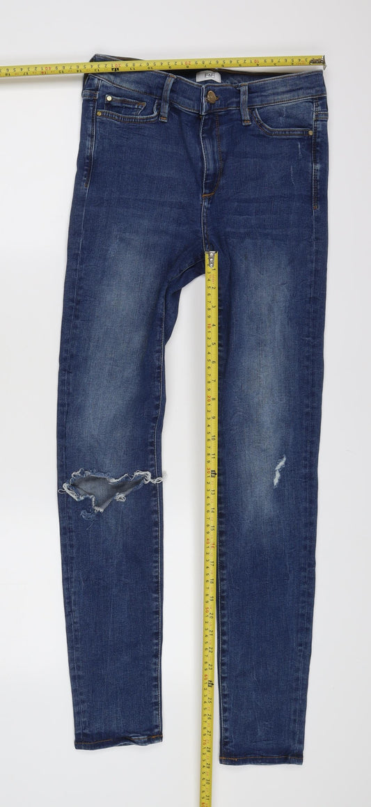 F&F Women's Blue Skinny Jeans Size 10