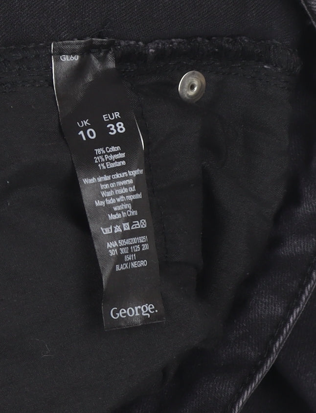 George Women's Black Skinny Jeans UK Size 10