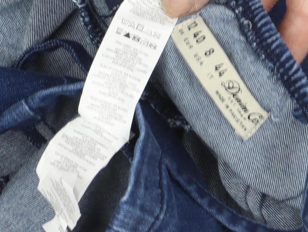 Women's Short Blue Denim Slip Dress Size 8