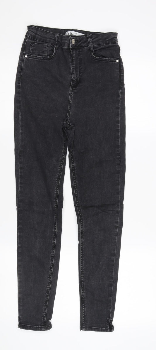 Zara Women’s Black Skinny Jeans Size 26 Dark Wash