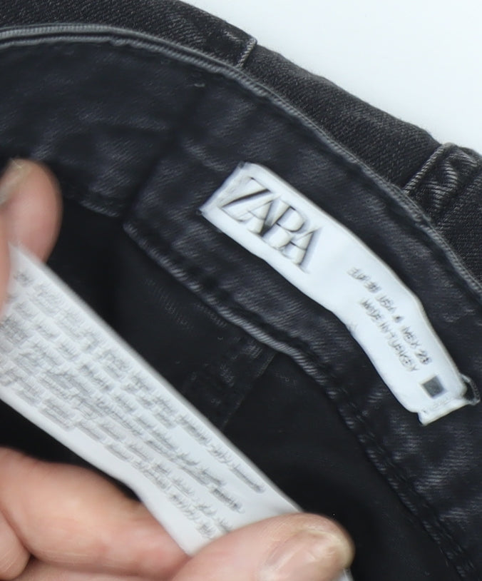 Zara Women’s Black Skinny Jeans Size 26 Dark Wash