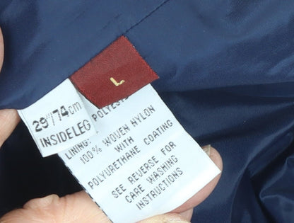 PROQUIP Men's Blue L Relaxed Polyester Trousers