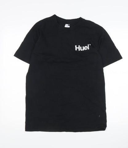 Mens UK Size M Gildan Black  T-Shirt
