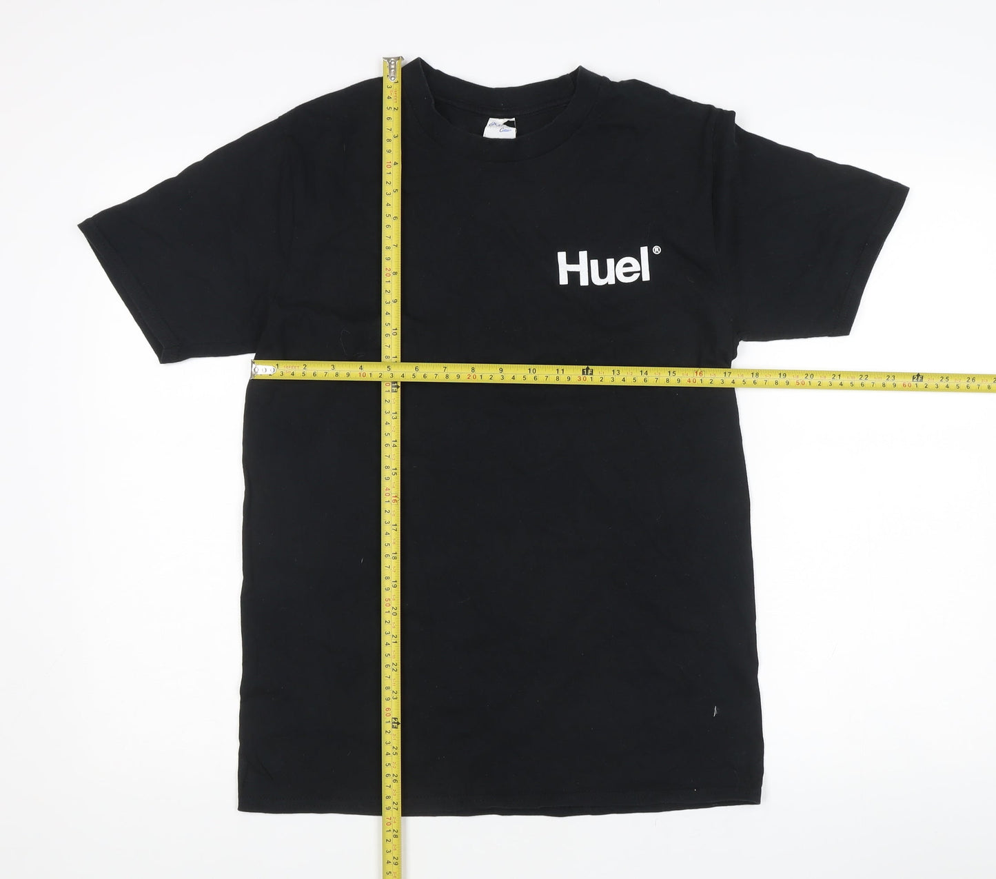 Mens UK Size M Gildan Black  T-Shirt