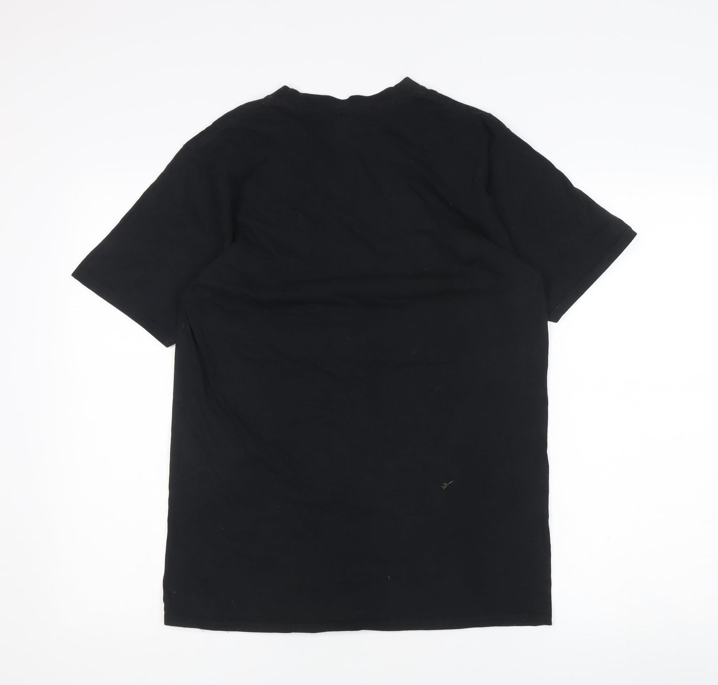 Mens UK Size M Gildan Black  T-Shirt