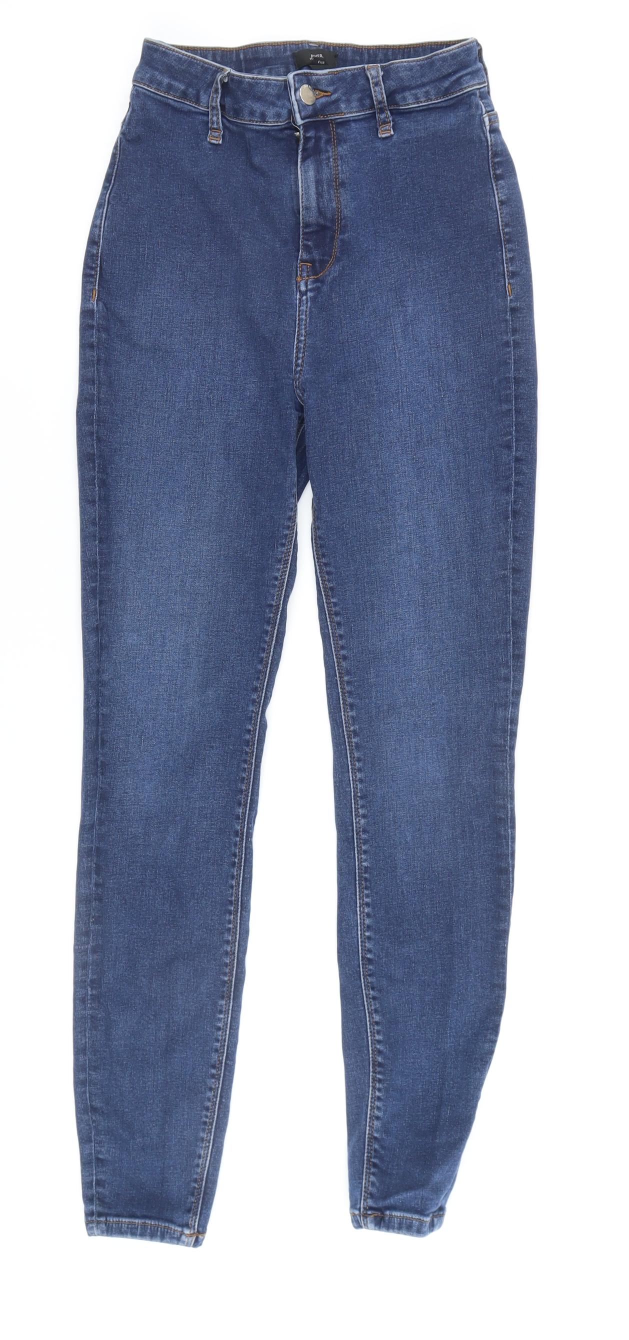 River Island Women's Blue Straight Jeans Size 12