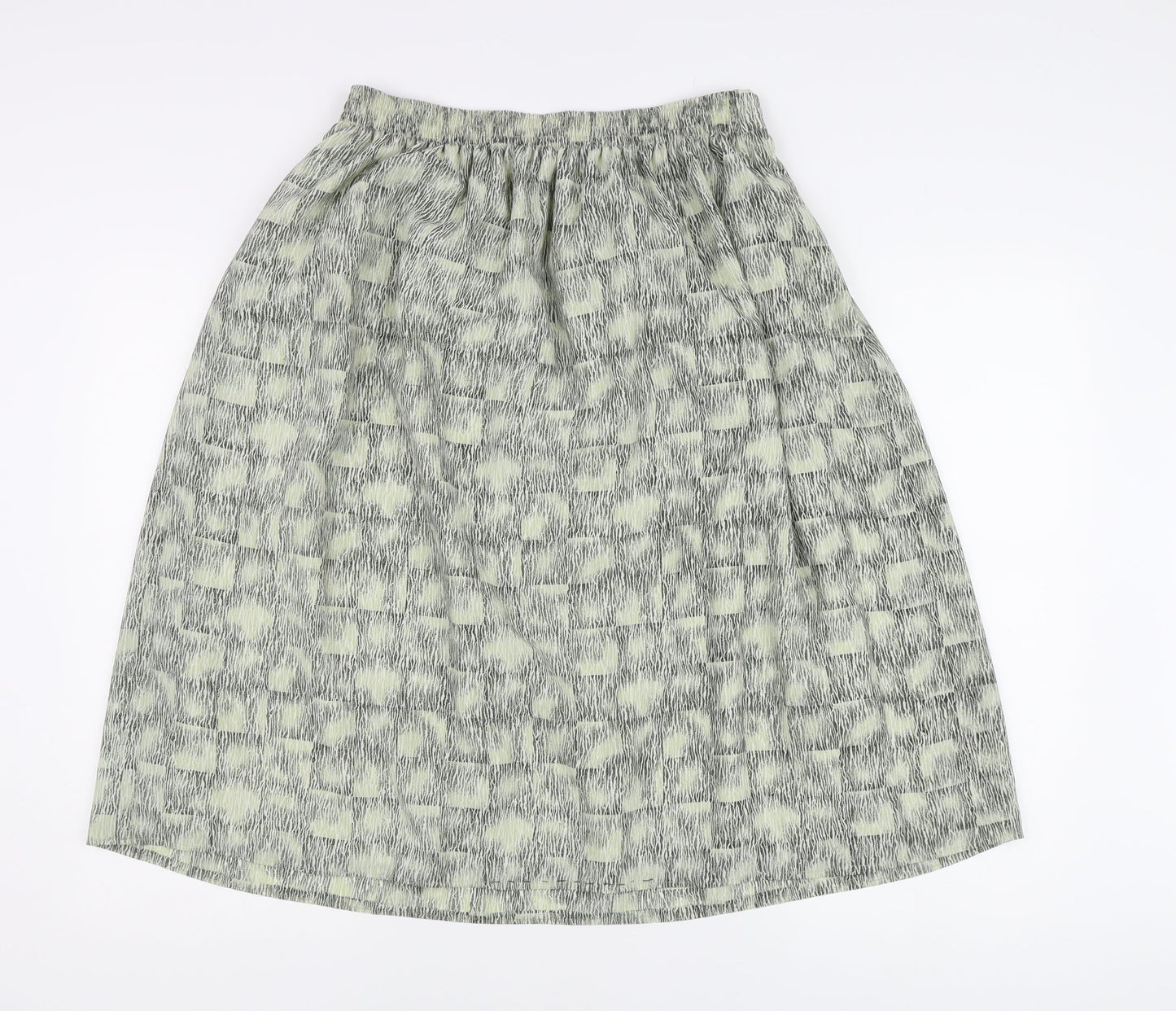Berketex Women's Grey Midi Geometric Skirt Size 14