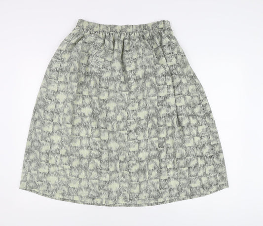 Berketex Women's Grey Midi Geometric Skirt Size 14