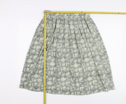 Berketex Women's Grey Midi Geometric Skirt Size 14