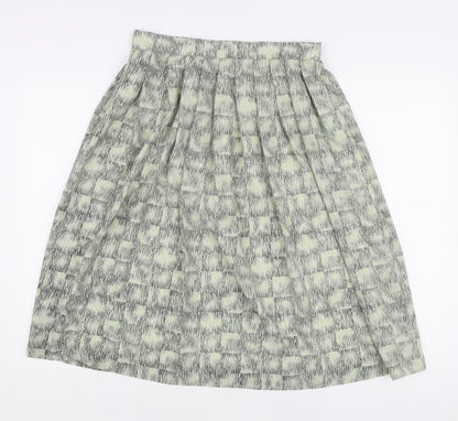 Berketex Women's Grey Midi Geometric Skirt Size 14