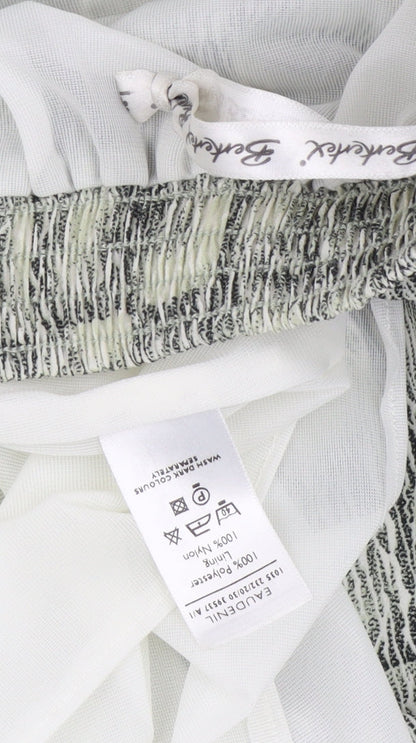 Berketex Women's Grey Midi Geometric Skirt Size 14