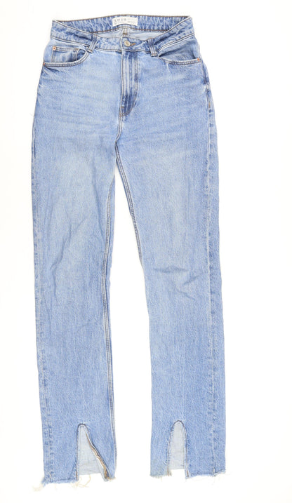 Primark Women's Blue Straight Jeans Size S