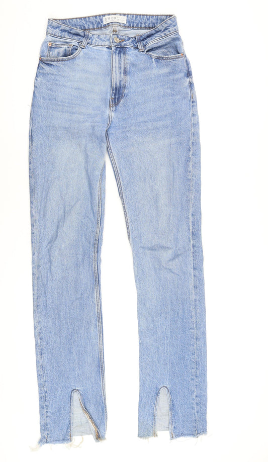 Primark Women's Blue Straight Jeans Size S