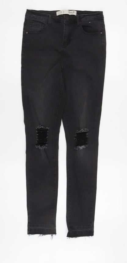 Denim Co. Women's Black Skinny Jeans Size 8